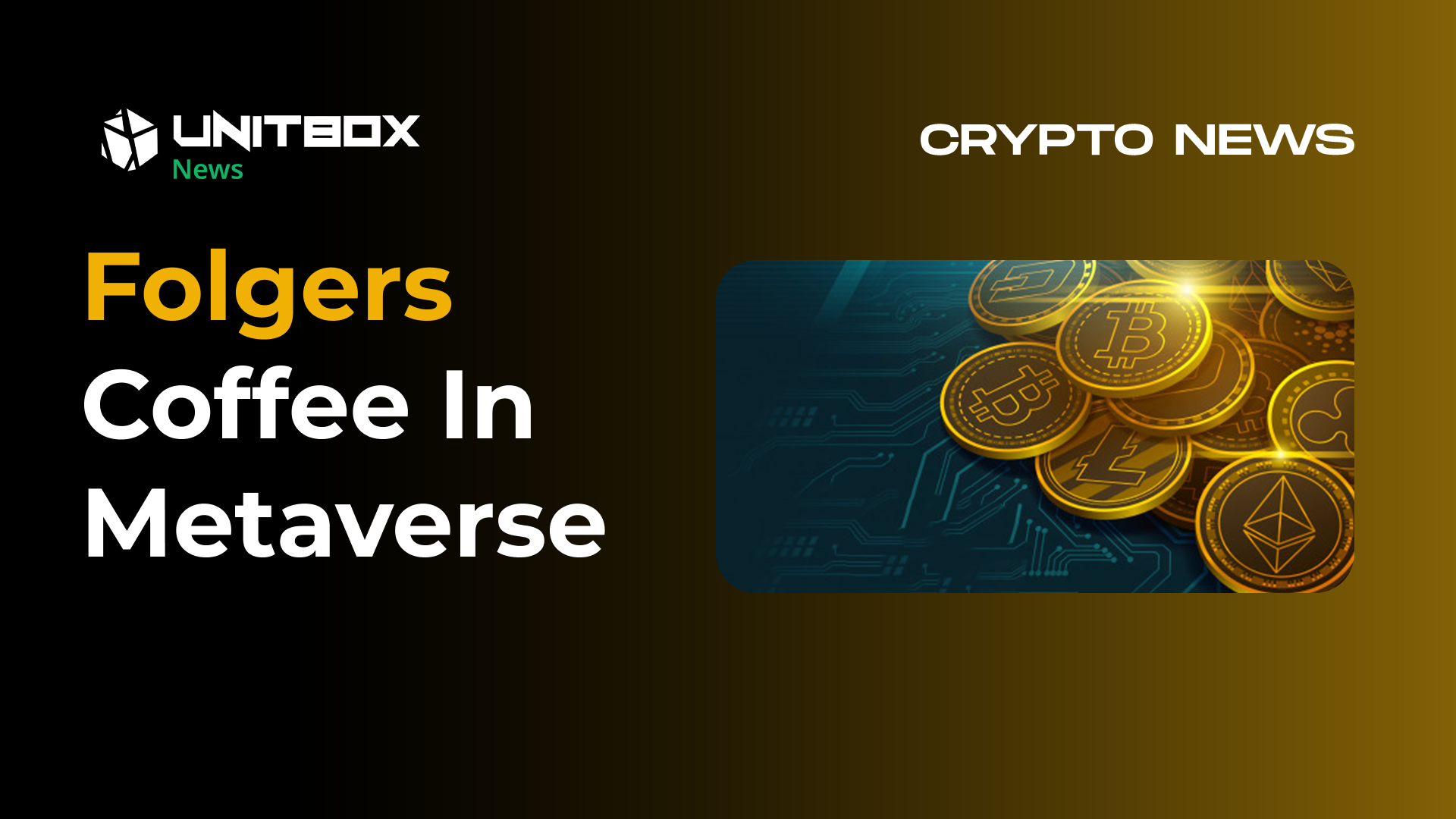 Popular Coffee Brand Folgers Plans to Serve Coffee In The Metaverse