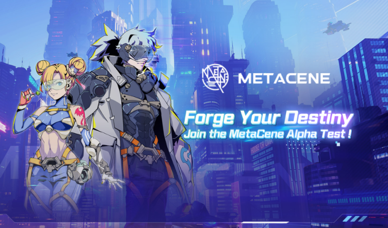 MetaCene is scheduled to begin alpha testing on July 31st